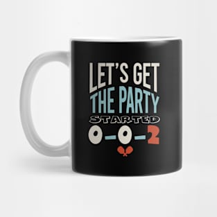 Funny Pickleball Let's Get the Party Started 0-0-2 Mug